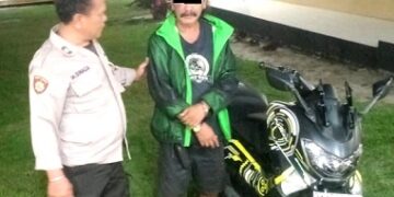 Pelaku dan barang bukti yang diamankan