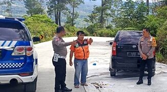 Pengamanan jalur balap sepeda