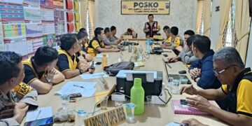 Rapat Anev Operasi Mantap Praja Toba 2024