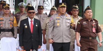 Kapolres Simalungun Hadiri Upacara Peringatan HUT Ke-79 TNI