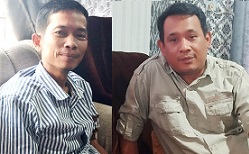 Bawaslu Siantar, Frengky D Sinaga dan Nanang Wahyudi Harahap