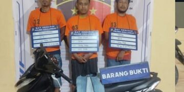 Pelaku dan penadah bersama barang bukti