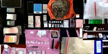 Sebagian barang bukti yang diamankan