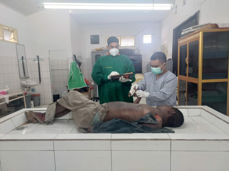 Mayat Mr X di RSUD Djasamen Saraqih