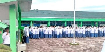 Upacara perdana Tahun 2025