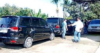 Empat unit mobil hasil penggelepan