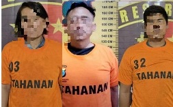 Ketiga tersangka