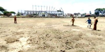 Stadion pasca dibersihkan