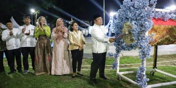 Pembukaan MTQ ditandai dengan pemukulan beduk