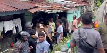 Penggerebekan di lokasi penangkapan