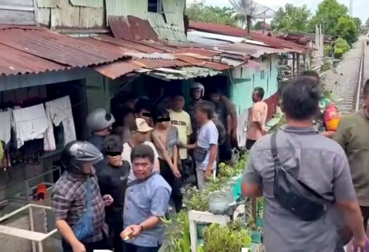 Penggerebekan di lokasi penangkapan