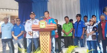 Ferry Simarmata bacakan pernyataan sikap