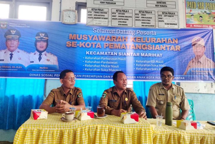Muskel di salah satu kelurahan Kecamatan Siantar Marihat