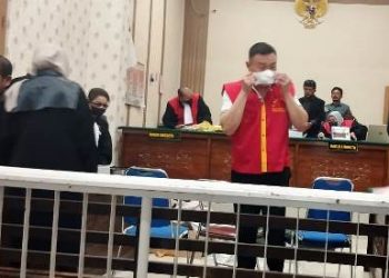 Pelaku utama usai persidangan