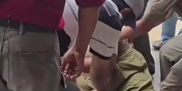 Saat  mengamankan pengamaen