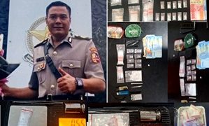 AKP Henry Salamat Sirait SIP SH MH  dan sebagian barang bukti