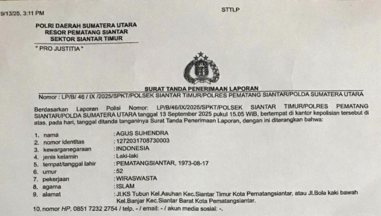 Laporan Agus Suhendar