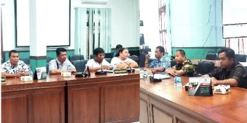 Pertemuan di ruang gabungan komisi DPRD Siantar