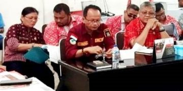 Pihak Pemko Siantar yang turut membahas Ranperda