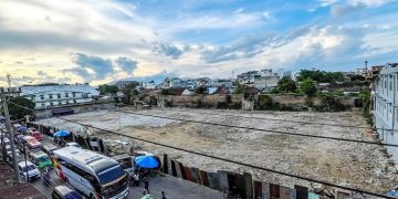 Lahan eks Gedung IV Pasar Horas akan dibangun kios darurat