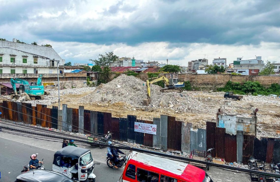 Lokasi eks Gedung IV Pasar Horas