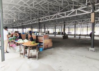 Kondisi lapak yang terbuka bebas