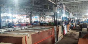 Lapak eks Gedung IV Pasar Horas