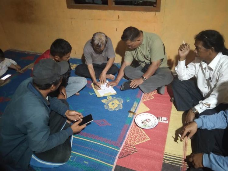 Keluarga korban meneken surat pernyataan