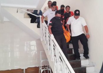 Saat jenazah dievakusi