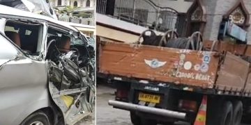Kenderaan yang tabrakan