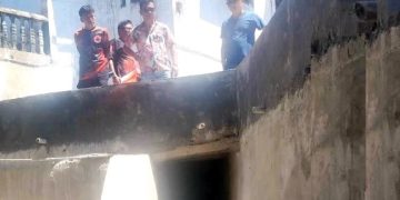 Andika Prayogi Sinaga tinjau pembangunan jalan amblas