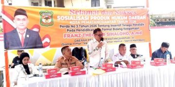 Franz Theodor Sihaloho sampaikan keterangan