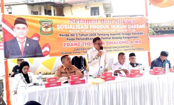 Franz Theodor Sihaloho sampaikan keterangan