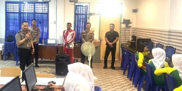 Kaurbinopsnal Satsamapta,  IPTU Pitra Jaya Surya Putra SH beri arahan