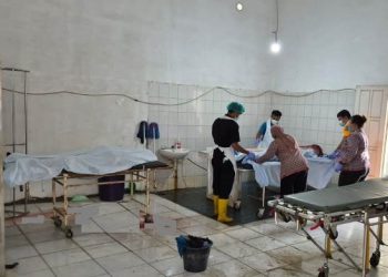 Ketiga korban di RSUD Perdagangan