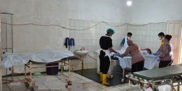 Ketiga korban di RSUD Perdagangan