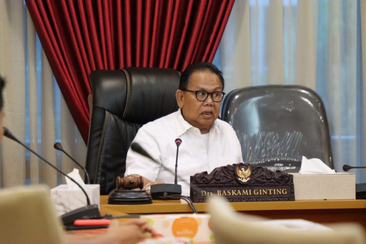 Ketua DPRD Sumut Baskami Ginting