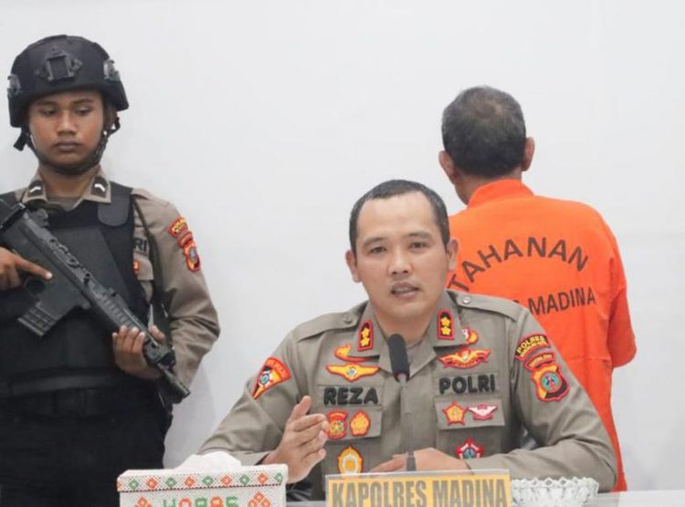 Pelaku penyiram air keras kepada wanita ditangkap dan ditahan di Pores Madina