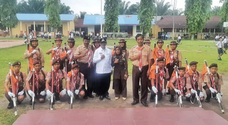 Wakil Bupati Simalungun Berangkatkan Peserta Lomba Tingkat IV Pramuka Penggalang