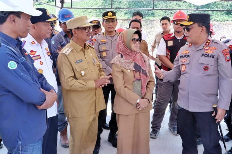 Wakil Bupati Simalungun Dampingi Kapoldasu Tinjau Infrastruktur Jalur Tol Sinaksak-Dolok Merawan