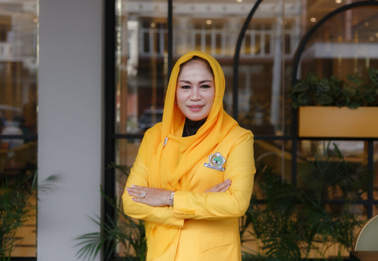 Yulina Indriani calon legislatif (Caleg) untuk DPRD Kabupaten Simalungun.