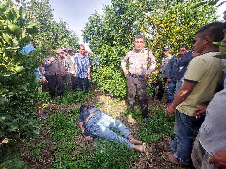, Mayat  Pertibi Keliati dievakuas di Nagori Purba Dolok, Kecamatan Purba, Kabupaten Simalungun, Sabtu,(23/09/2023)
