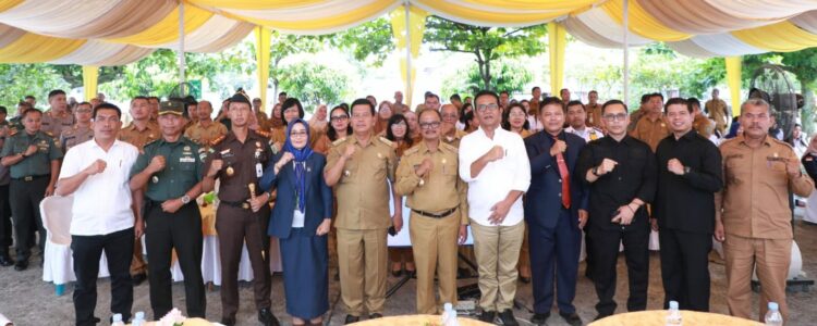 Rakor berlangsung di Gedung Pengadilan Negeri (PN) Simalungun, Jln Asahan Kecamatan Siantar, Simalungun, Sumut, Senin (6/11/2023).