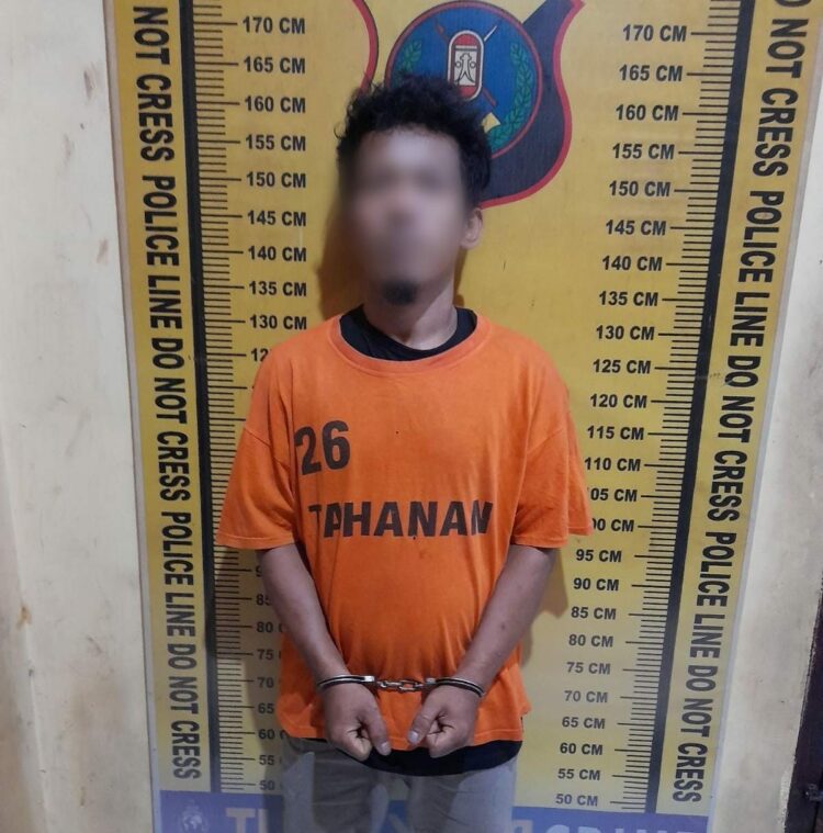Jatanras Sat Reskrim Polres Simalungun menangkap "A(34)" di kediamannya di Kelurahan Sigulang Gulang, Kota Pematangsiantar