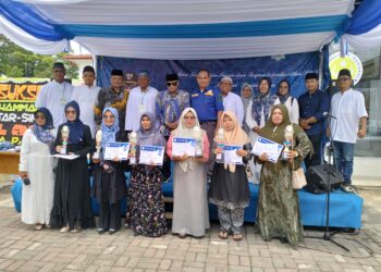 Wali Kota Pematangsiantar bersama Ketua Dekranasda Hadiri  Isra' Mi'raj yang Diselenggarakan Ukhuwah Jurnalis Siantar-Simalungun