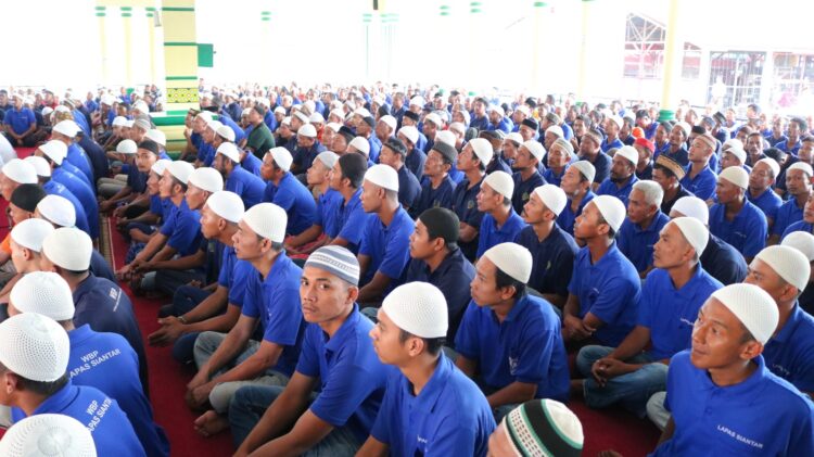 Kalapas Kelas IIA Pematangsiantar Adakan Peringatan Isra Miraj 1445 H bersama dengan WBP  