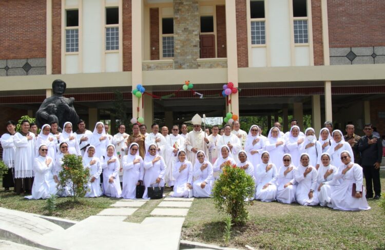 Perwakilan Wali Kota Pematangsiantar Hadiri Pemberkatan dan Peresmian TPA-PAUD St Yosef