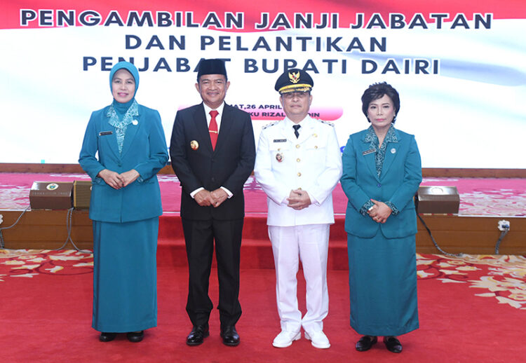 Surung Charles Lamhot Bantjin Dilantik sebagai Pj Bupati Dairi