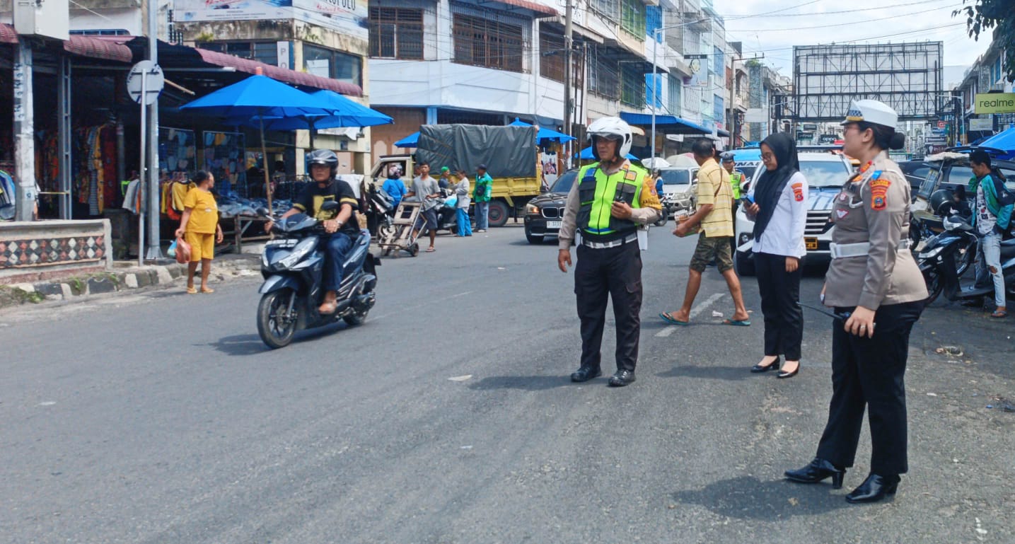 Satlantas Polres Pematangsiantar Tilang Pengendara yang Melanggar Aturan pada Operasi Patuh Toba 2024