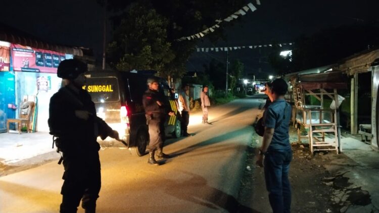 Patroli Kamtibmas Personel Den 45 Anti Anarkis P.O.H, Sat Brimob Polda Sumut